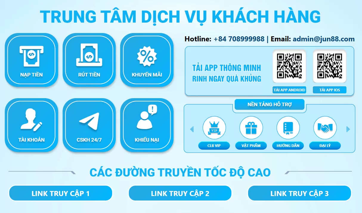 Jun88 🎖️Trang Chủ Jun88.com - Link Jun88 Phiên Bản 2 Chăm sóc khách hàng tận tâm